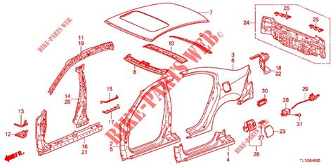 Honda accord repair panels